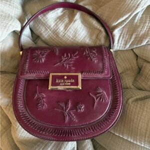 kate spade Plum Floral Crossbody Bag